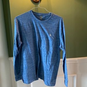 Blue Polo Long Sleeve Tee Size Large